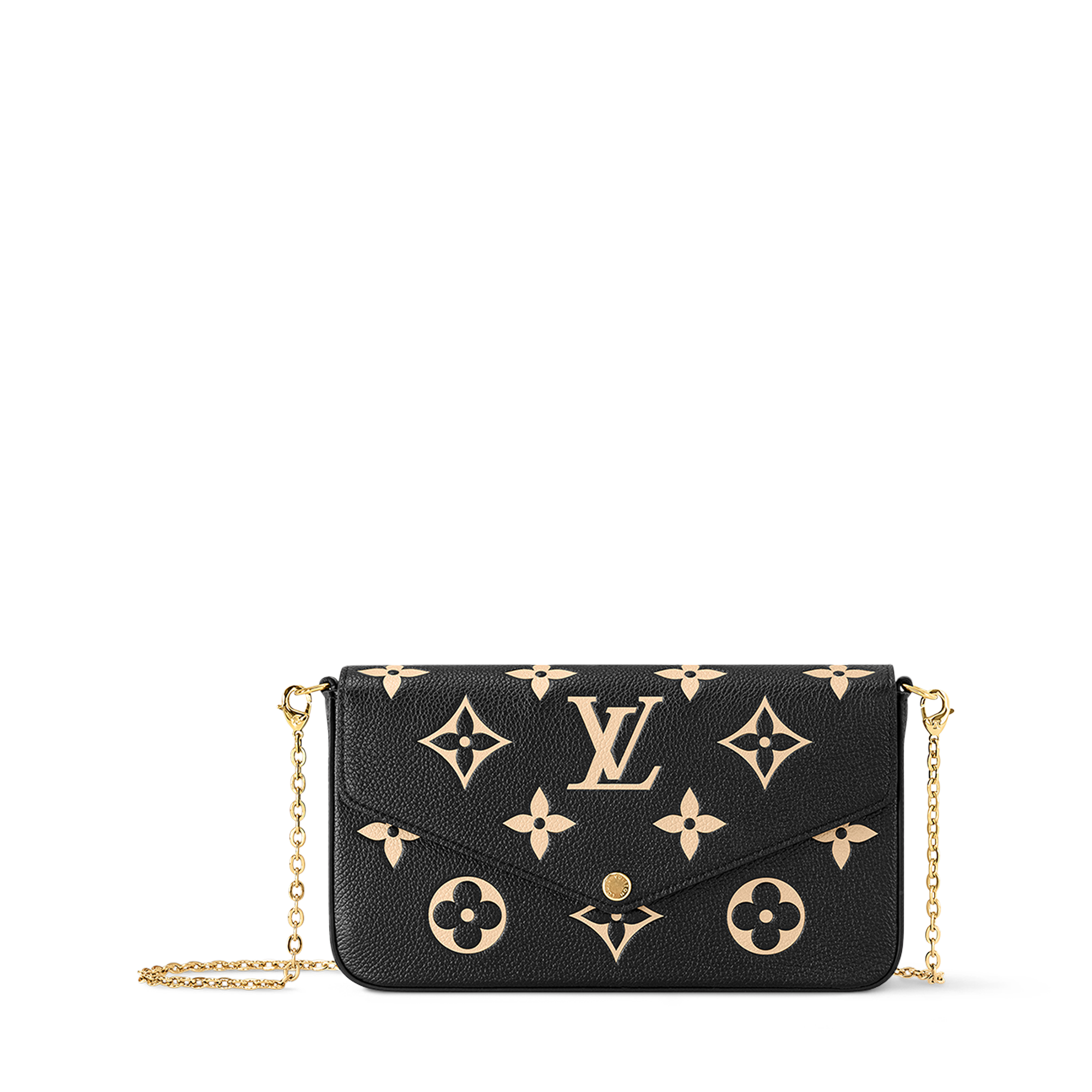 Pochette Félicie Cuir Monogram Empreinte - Portefeuilles et petite  maroquinerie de luxe | Femme M82479 | LOUIS VUITTON