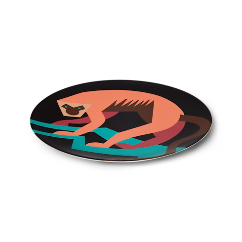 Assiette à dîner Animali Fantastici Monkey Malles, Voyage et Maison Maison et Art de la Table Art de la table | LOUIS VUITTON (Zoom produit)