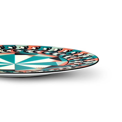 Assiette de service Animali Fantastici Faces Malles, Voyage et Maison Maison et Art de la Table Art de la table | LOUIS VUITTON (Zoom produit)