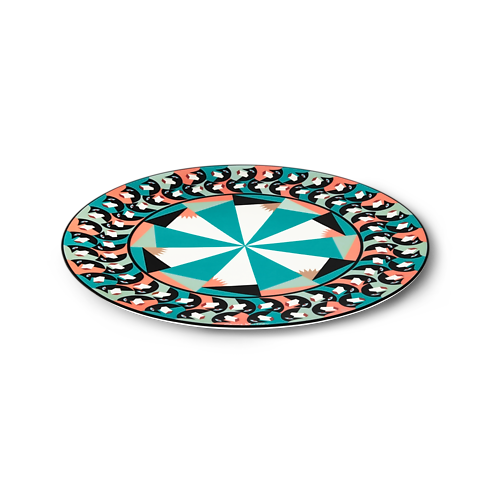 Assiette de service Animali Fantastici Faces Malles, Voyage et Maison Maison et Art de la Table Art de la table | LOUIS VUITTON (Zoom produit)