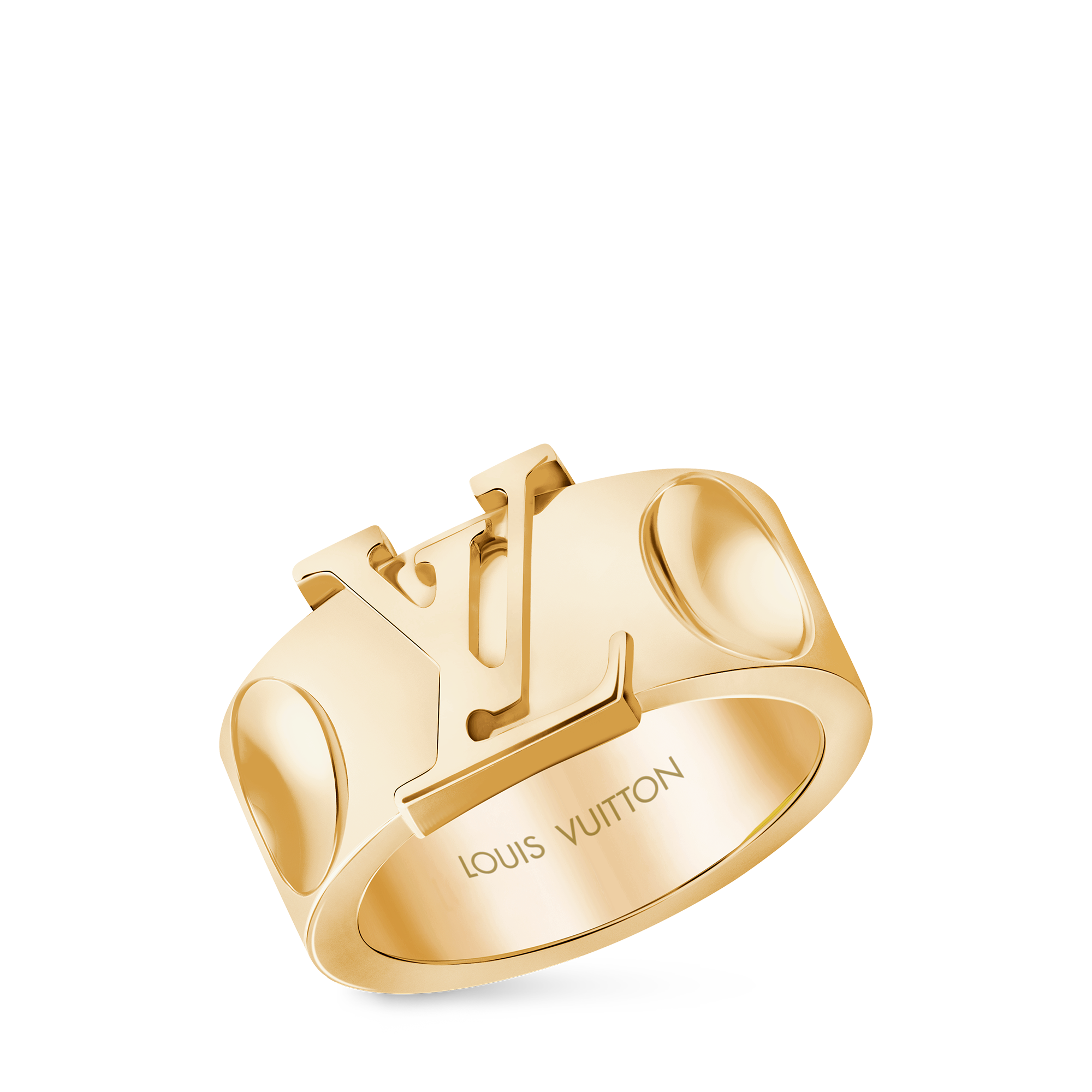 Bague Empreinte large, or jaune  Joaillerie Catégories Toute la joaillerie | LOUIS VUITTON (Zoom produit)