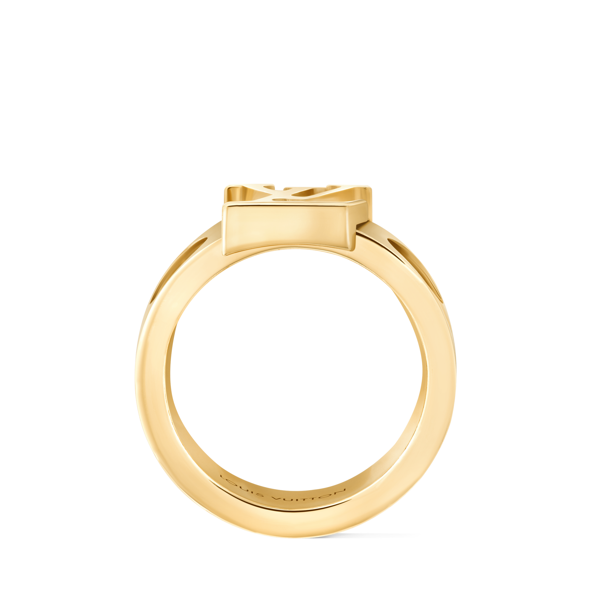 Bague Empreinte large, or jaune  Joaillerie Catégories Toute la joaillerie | LOUIS VUITTON (Zoom produit)