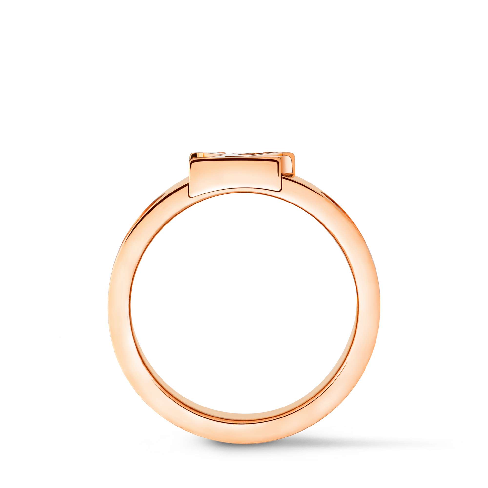 Bague Empreinte large, or rose  Joaillerie Catégories Toute la joaillerie | LOUIS VUITTON (Zoom produit)