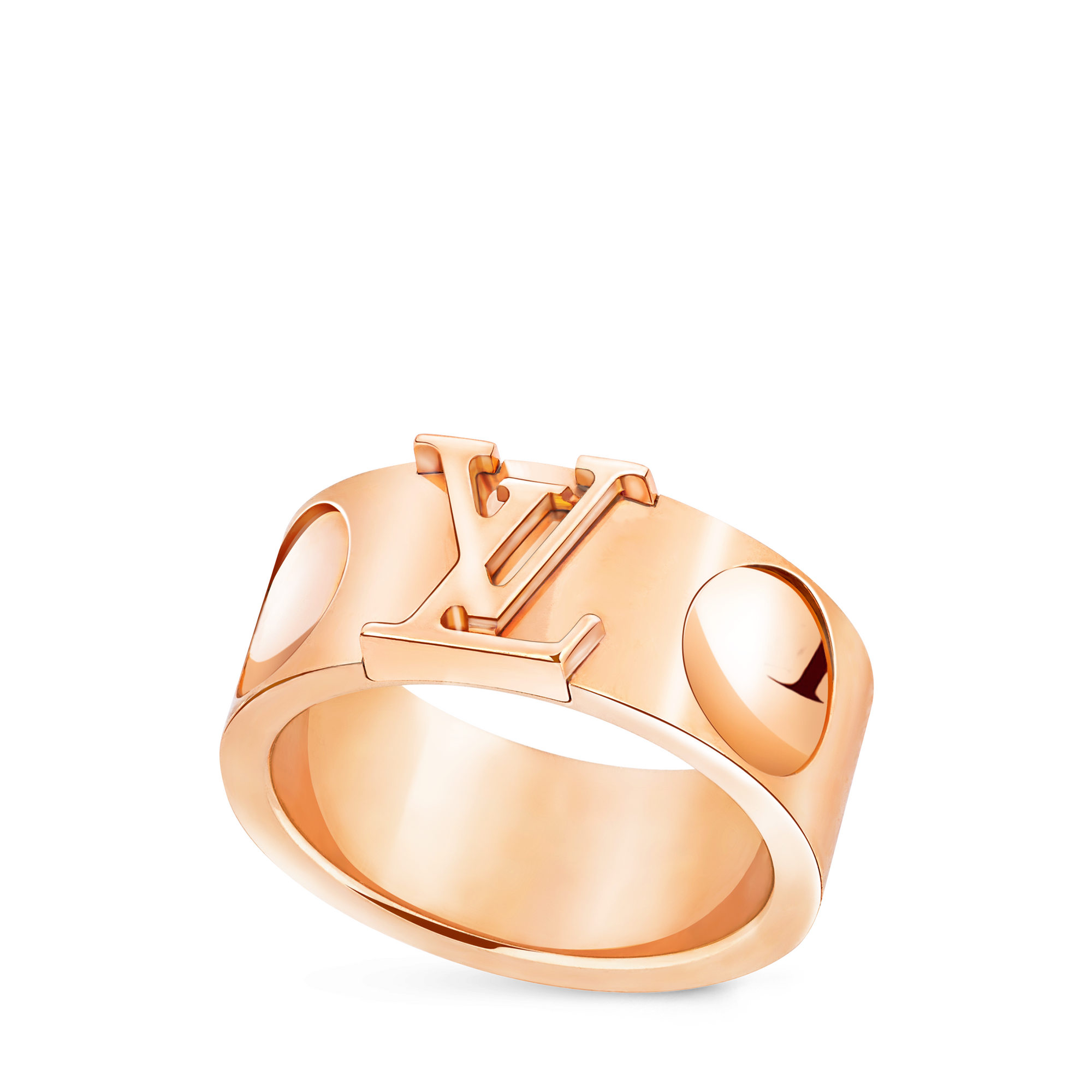 Bague Empreinte large, or rose  Joaillerie Catégories Toute la joaillerie | LOUIS VUITTON (Zoom produit)
