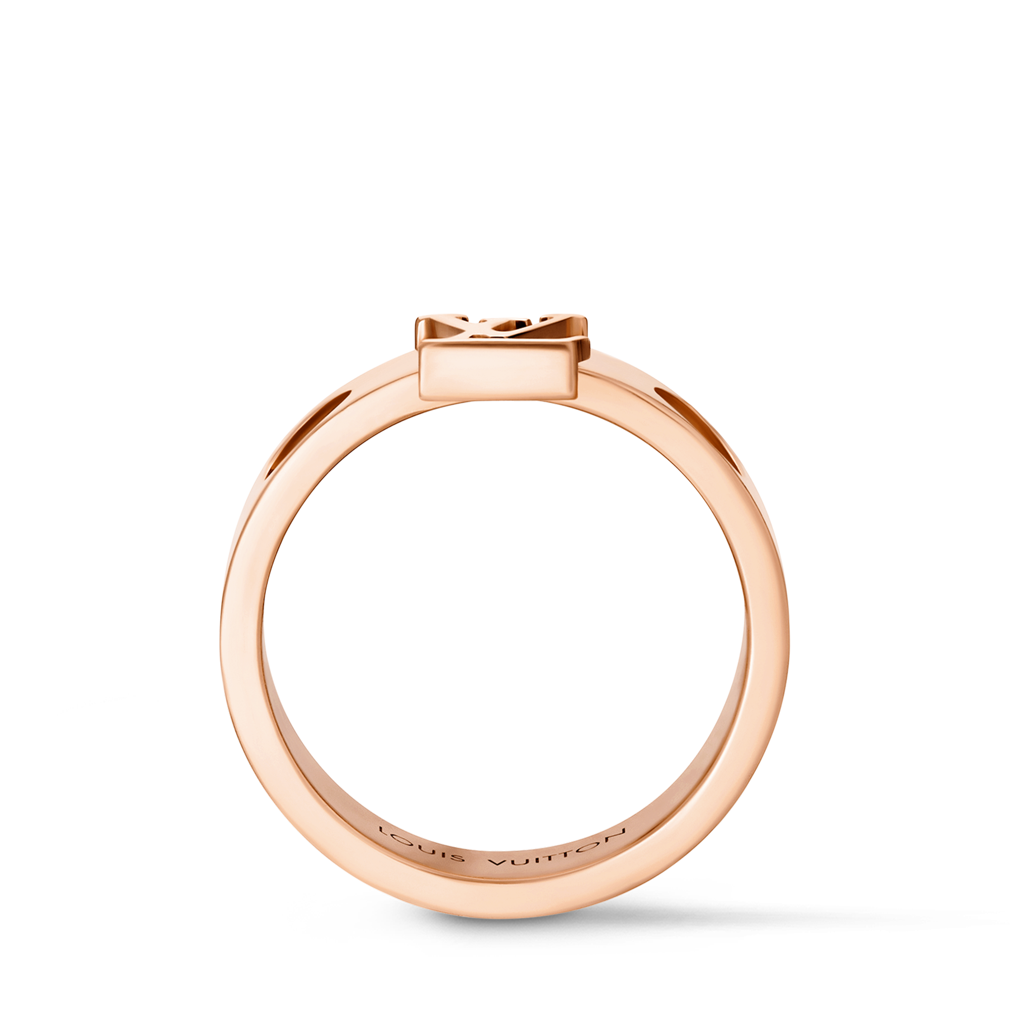 Bague Empreinte moyenne, or rose  Les Extraordinaires Joaillerie Bagues | LOUIS VUITTON (Zoom produit)