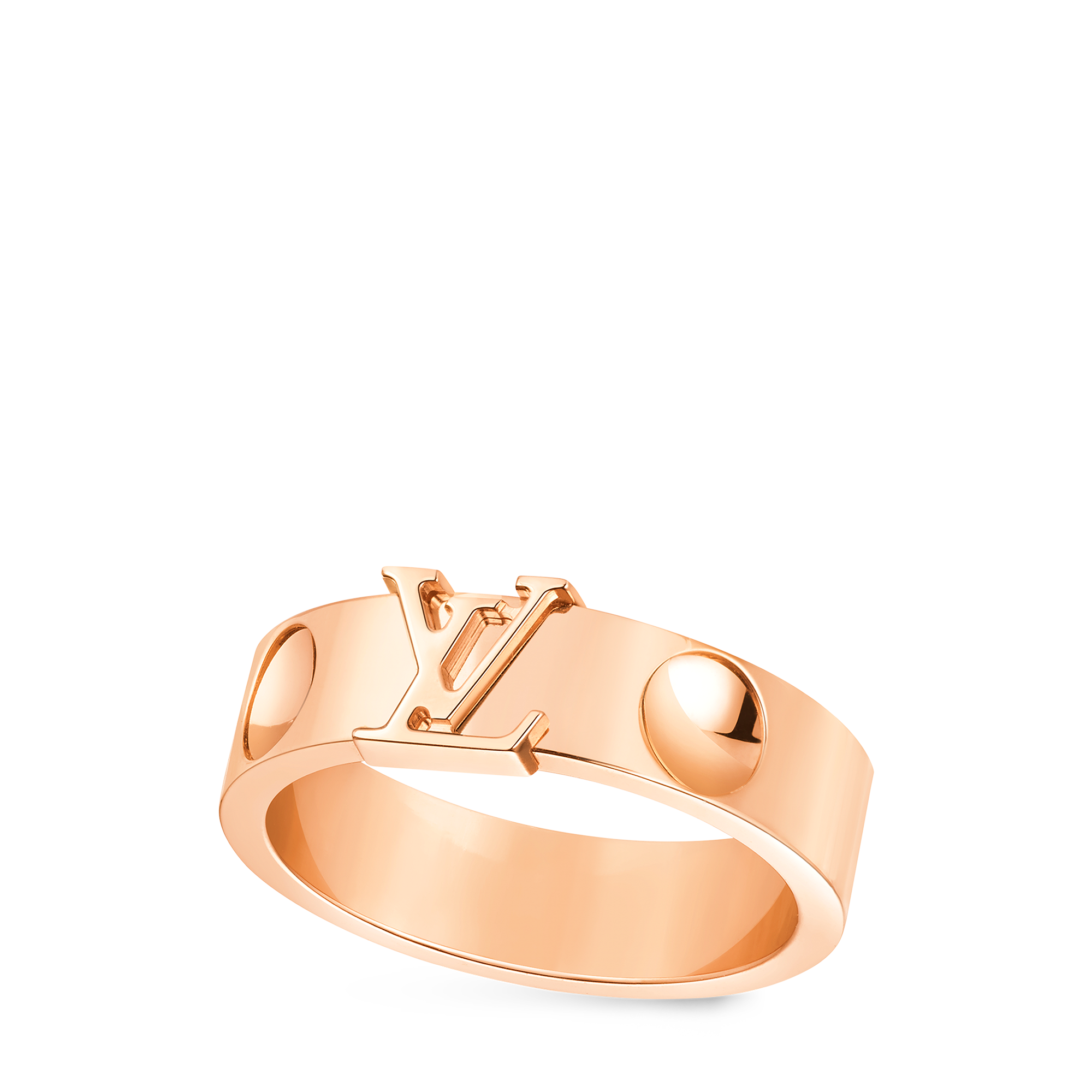 Bague Empreinte moyenne, or rose  Les Extraordinaires Joaillerie Bagues | LOUIS VUITTON (Zoom produit)