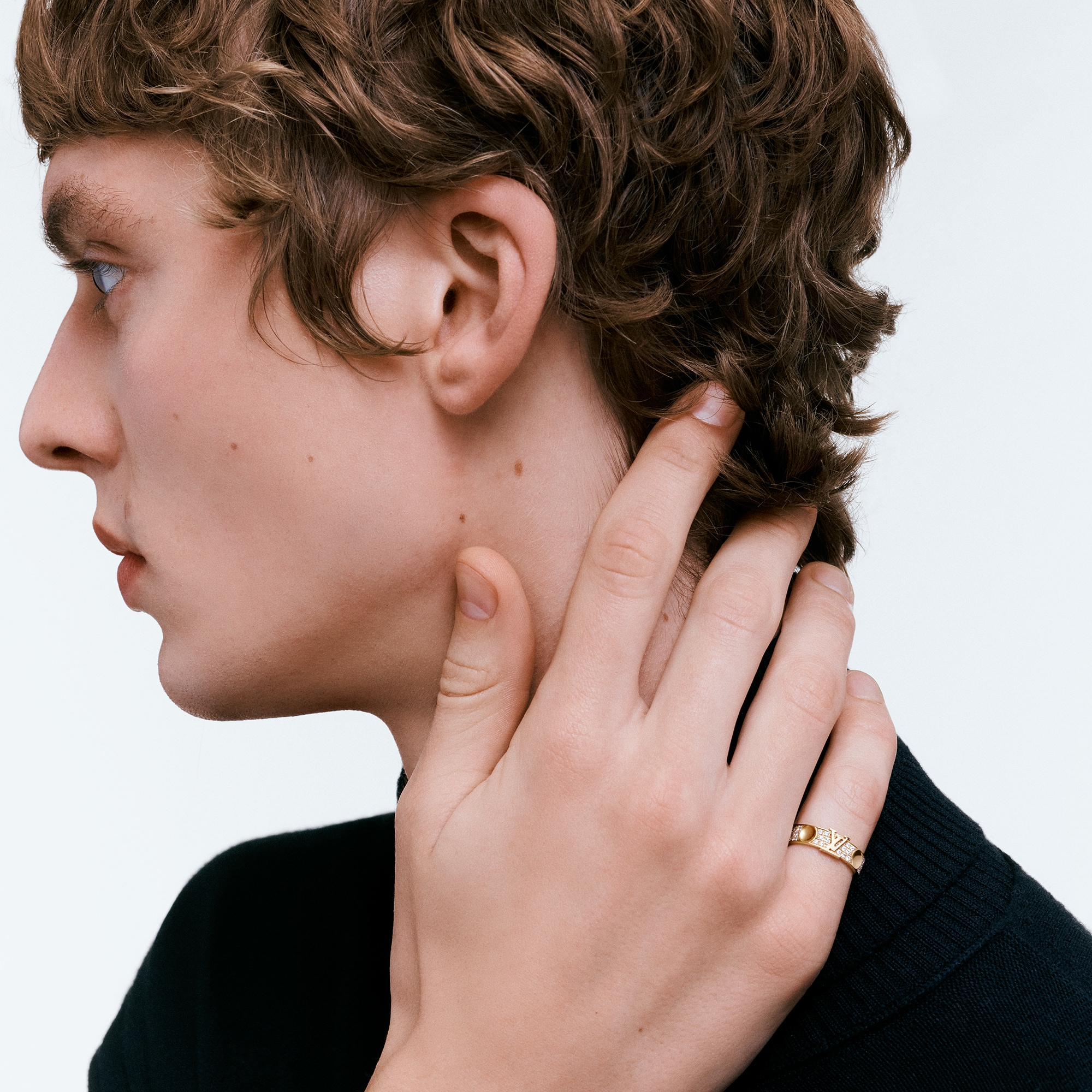 Bague Empreinte, or jaune et diamants  Joaillerie Catégories Toute la joaillerie | LOUIS VUITTON (Zoom produit)