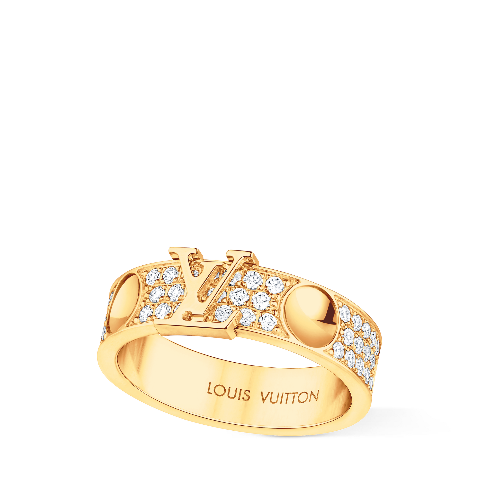Bague Empreinte, or jaune et diamants  Joaillerie Catégories Toute la joaillerie | LOUIS VUITTON (Zoom produit)