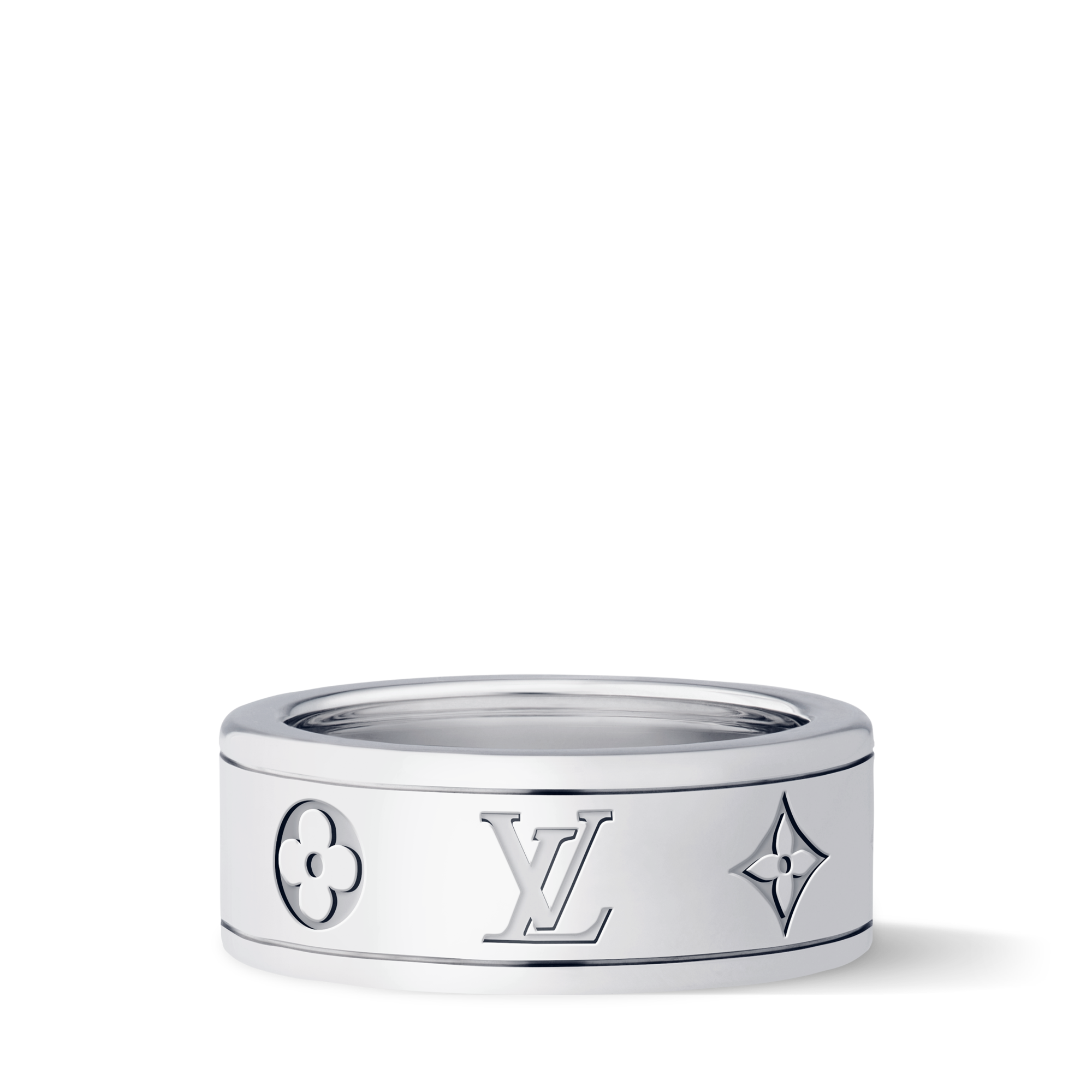 Bague fine Les Gastons Vuitton, or blanc  Joaillerie Catégories Bagues | LOUIS VUITTON (Zoom produit)