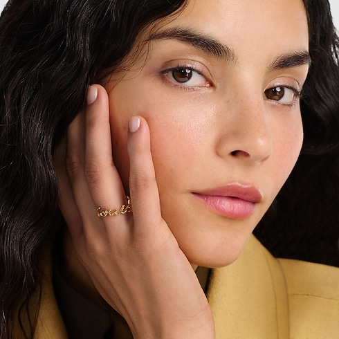 Bague LV Script S00 Femme Bijoux Bagues | LOUIS VUITTON (Zoom produit)