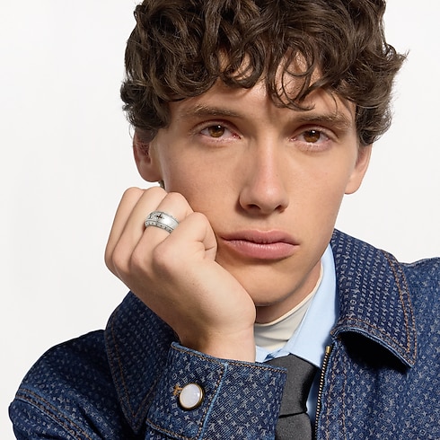 Bague Monogram Flower S00 Homme Accessoires Tous les accessoires | LOUIS VUITTON (Zoom produit)