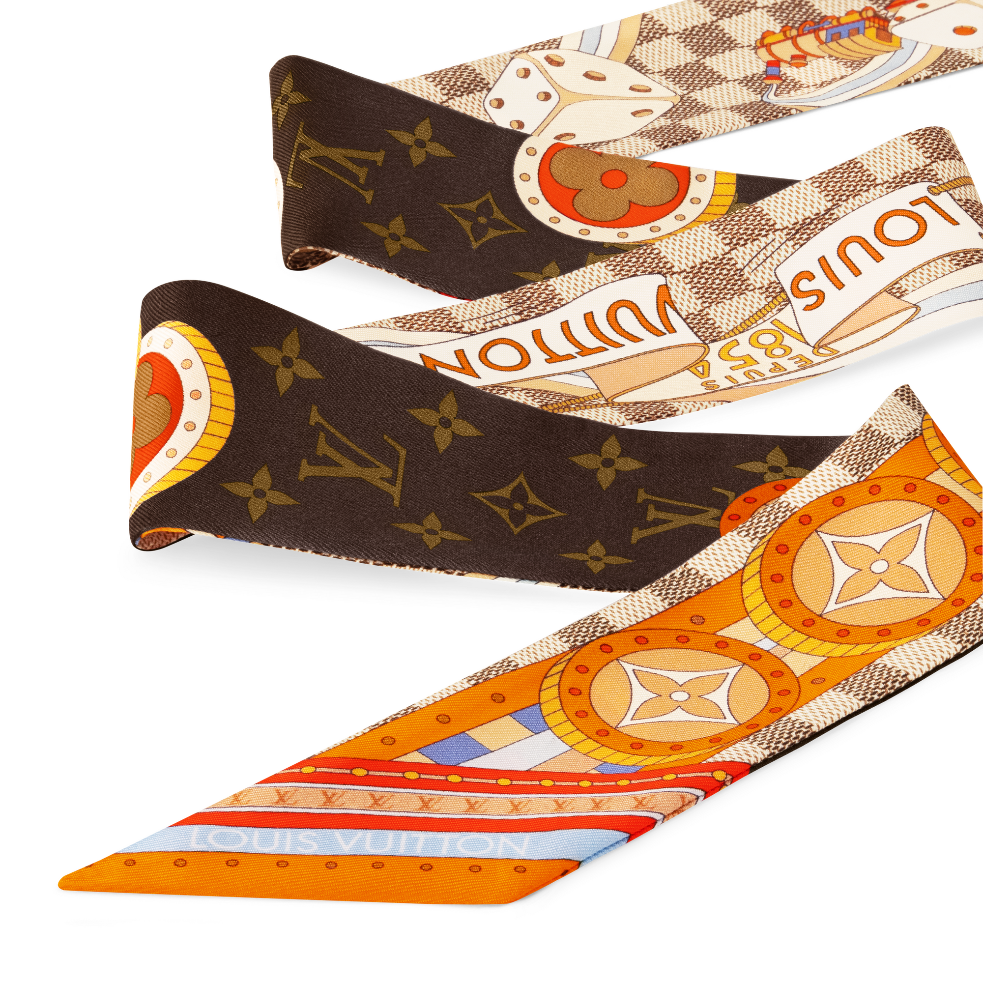 Bandeau BB Jeu De Voyage S00 Femme Accessoires Carrés de soie et bandeaux | LOUIS VUITTON (Zoom produit)