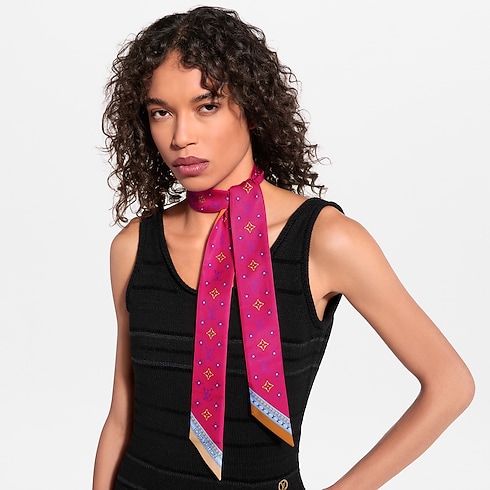 Bandeau BB LV En Fleurs S00 Femme Accessoires Carrés de soie et bandeaux | LOUIS VUITTON (Zoom produit)