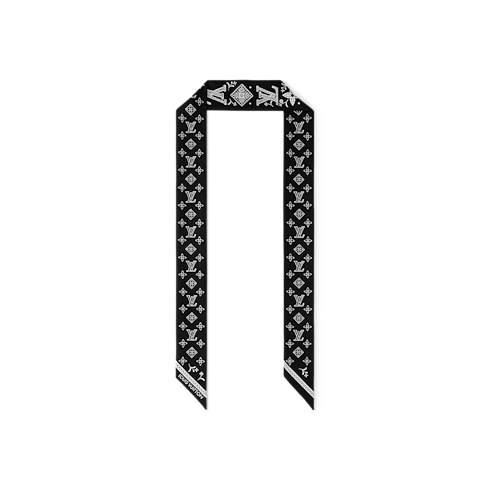 Bandeau BB Monogram Romance S00 Femme Accessoires Carrés de soie et bandeaux | LOUIS VUITTON (Zoom produit)