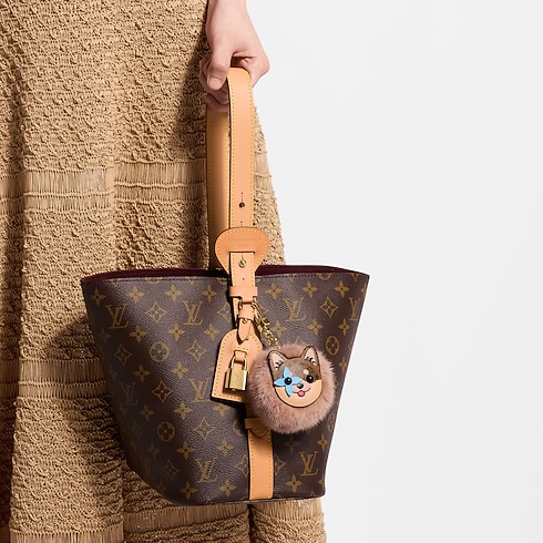 Bijou de sac LV Shiba Pompon S00 Femme Accessoires Porte-clés et bijoux de sac | LOUIS VUITTON (Zoom produit)
