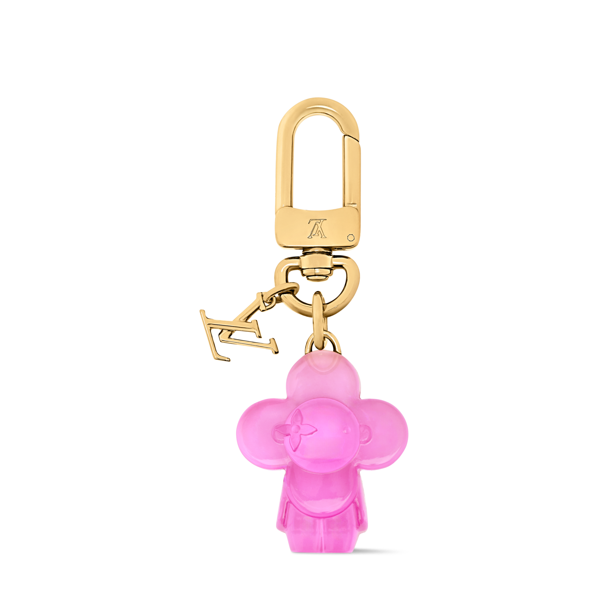Porte-clés Vintage GUERLAIN - Bijou De Sac En Métal Et Tissu - Motif Parfum