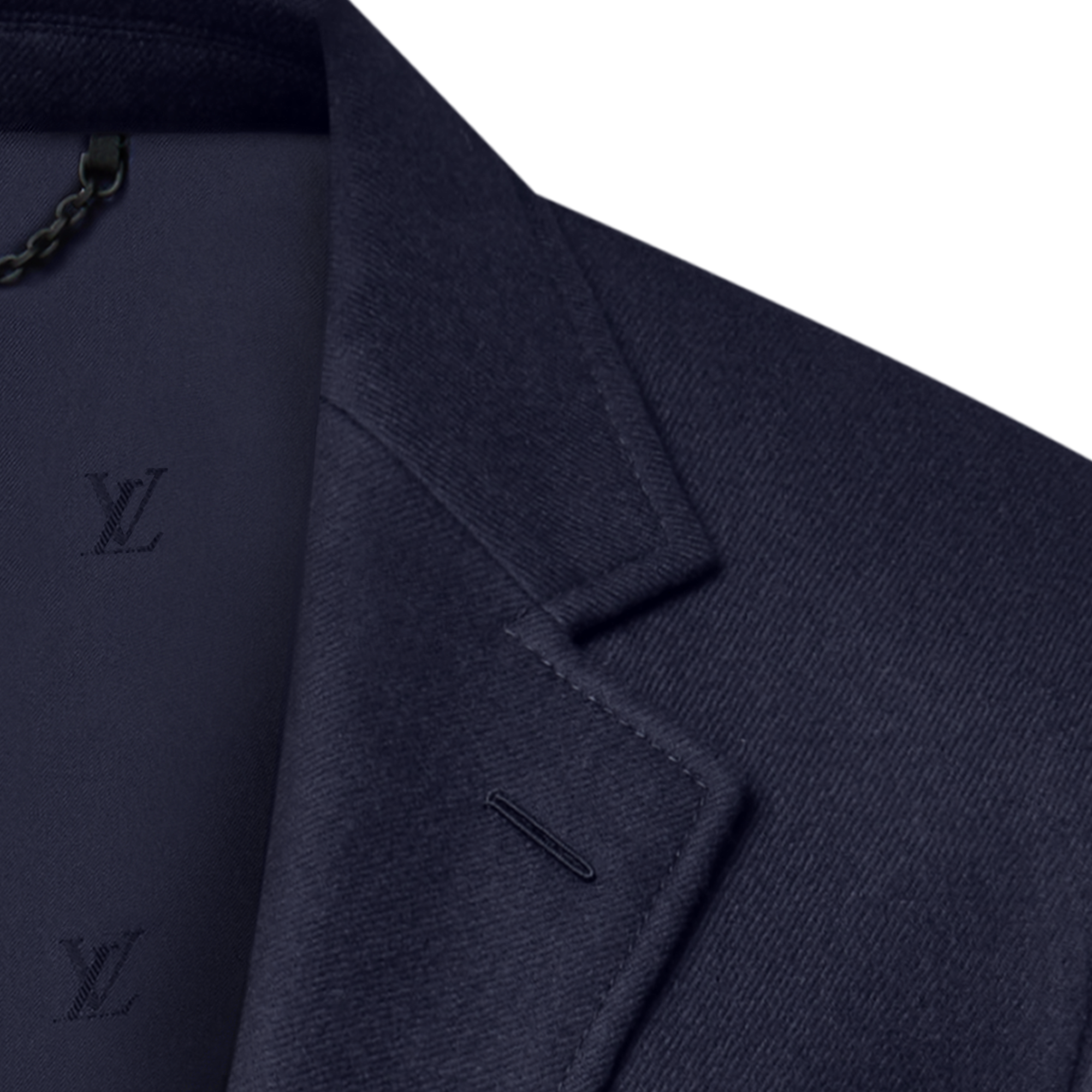 Blazer en flanelle de laine et soie  Homme Prêt-à-porter Vestes | LOUIS VUITTON (Zoom produit)