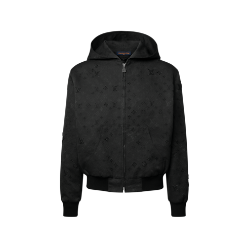 Blouson à capuche Monogram Surplus ornementé vue de face