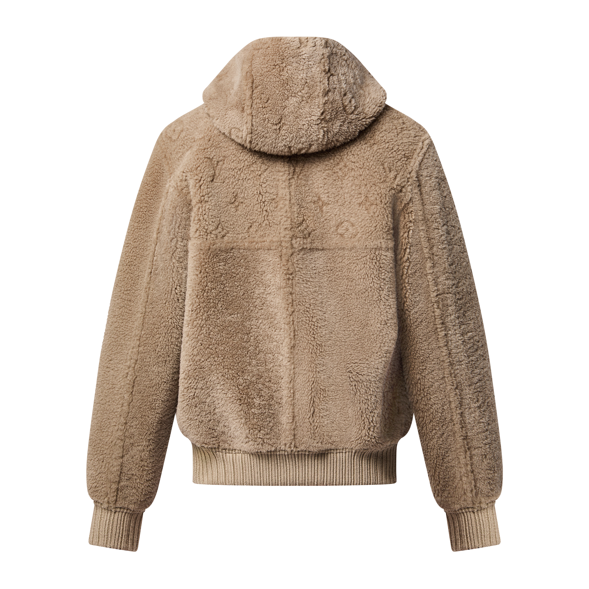 Blouson à capuche réversible en shearling  Homme Prêt-à-porter Manteaux et blousons | LOUIS VUITTON (Zoom produit)
