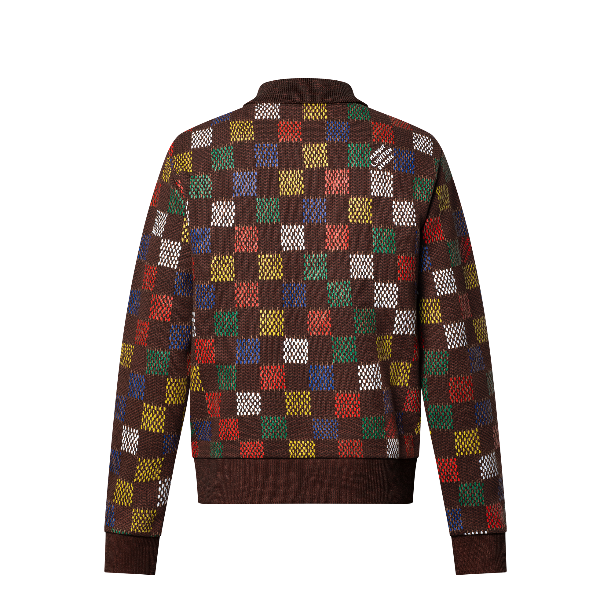 Blouson Damier Jacquard en jersey de coton  Homme Prêt-à-porter Tout le prêt-à-porter | LOUIS VUITTON (Zoom produit)