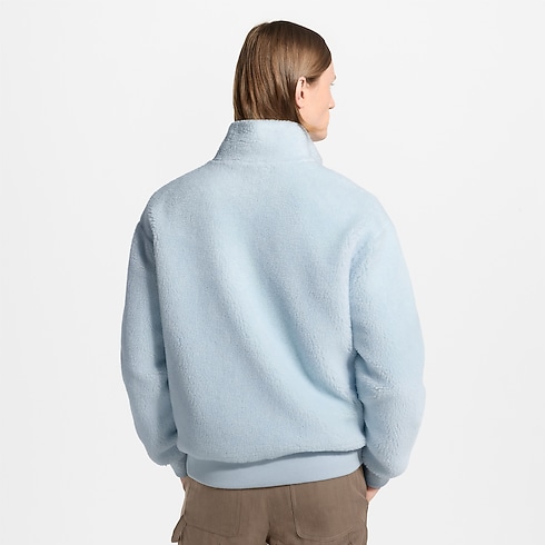 Blouson en polaire avec patch emblématique Homme Prêt-à-porter Tout le prêt-à-porter | LOUIS VUITTON (Zoom produit)