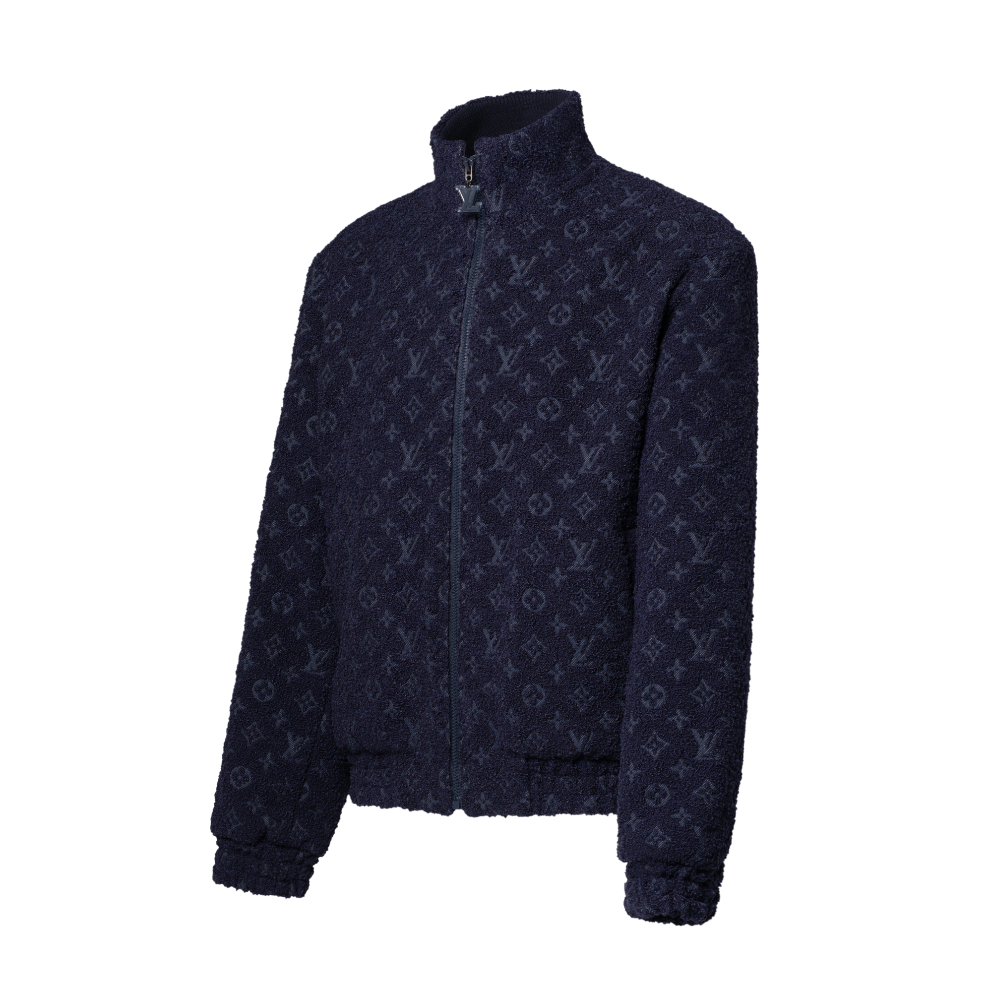 Blouson Monogram en laine bouclette  Homme Prêt-à-porter Manteaux et blousons | LOUIS VUITTON (Zoom produit)