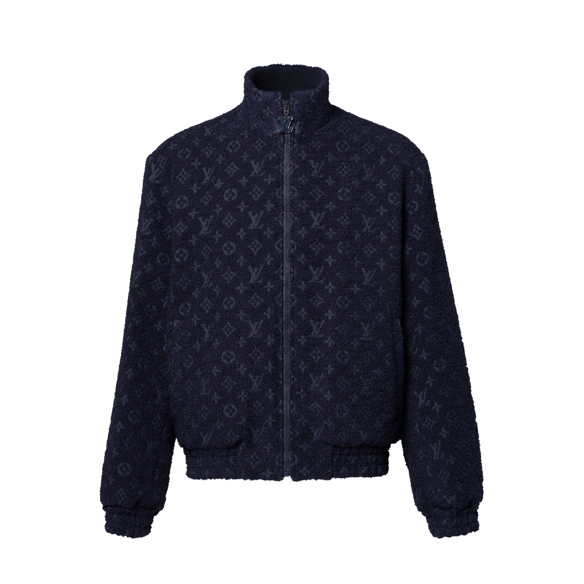 Blouson Monogram en laine bouclette  Homme Prêt-à-porter Manteaux et blousons | LOUIS VUITTON (Zoom produit)
