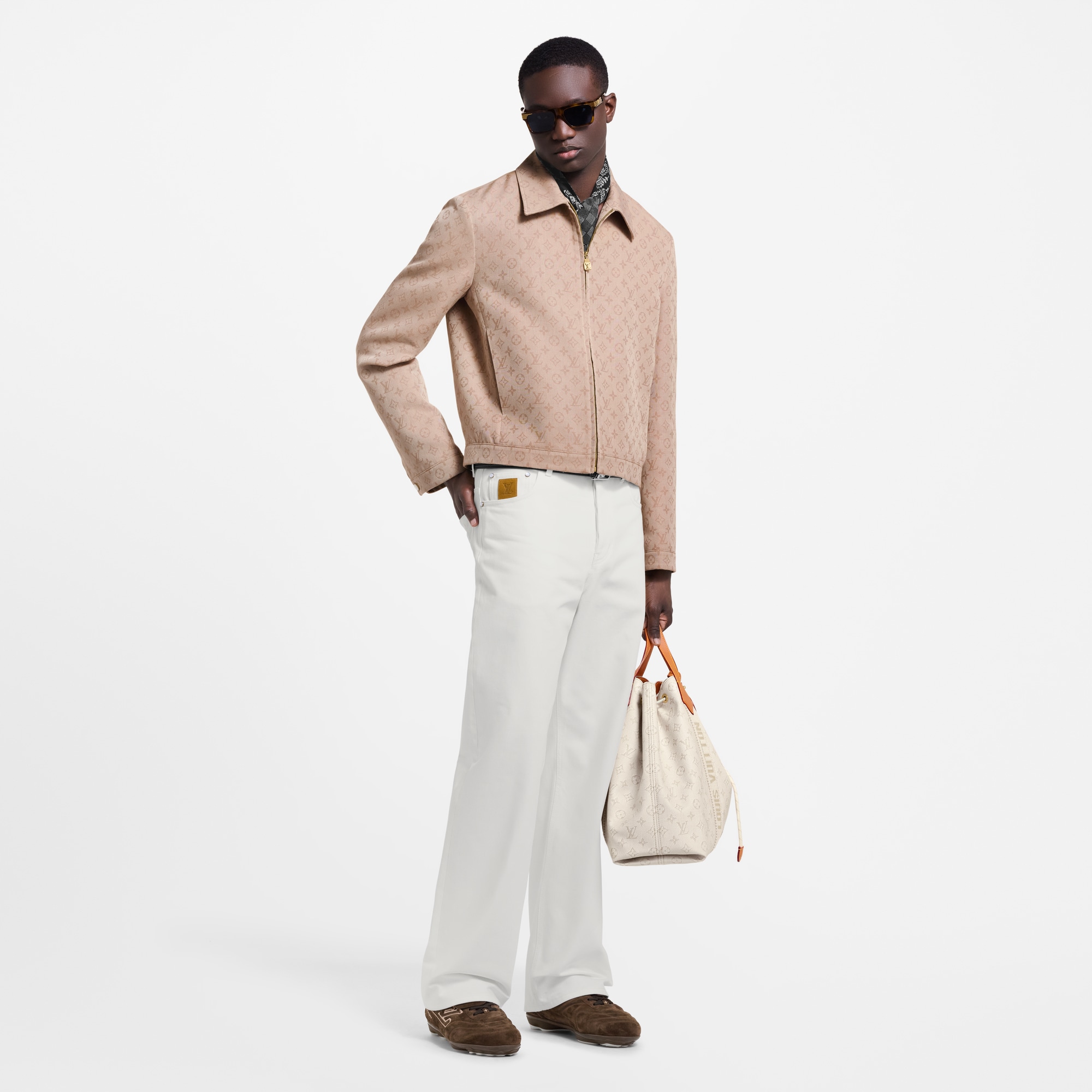 Blouson Monogram zippé  Homme Prêt-à-porter Manteaux et blousons | LOUIS VUITTON (Zoom produit)