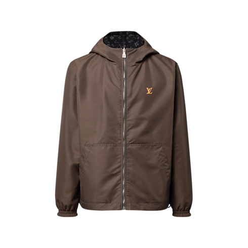Blouson réversible à capuche en nylon/polaire autre vue