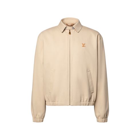 Blouson sportswear chaud à signature LV vue de face