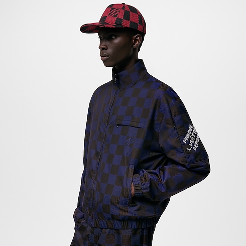 Blouson technique Damier Pop en nylon Homme Prêt-à-porter Manteaux et blousons | LOUIS VUITTON (Zoom produit)