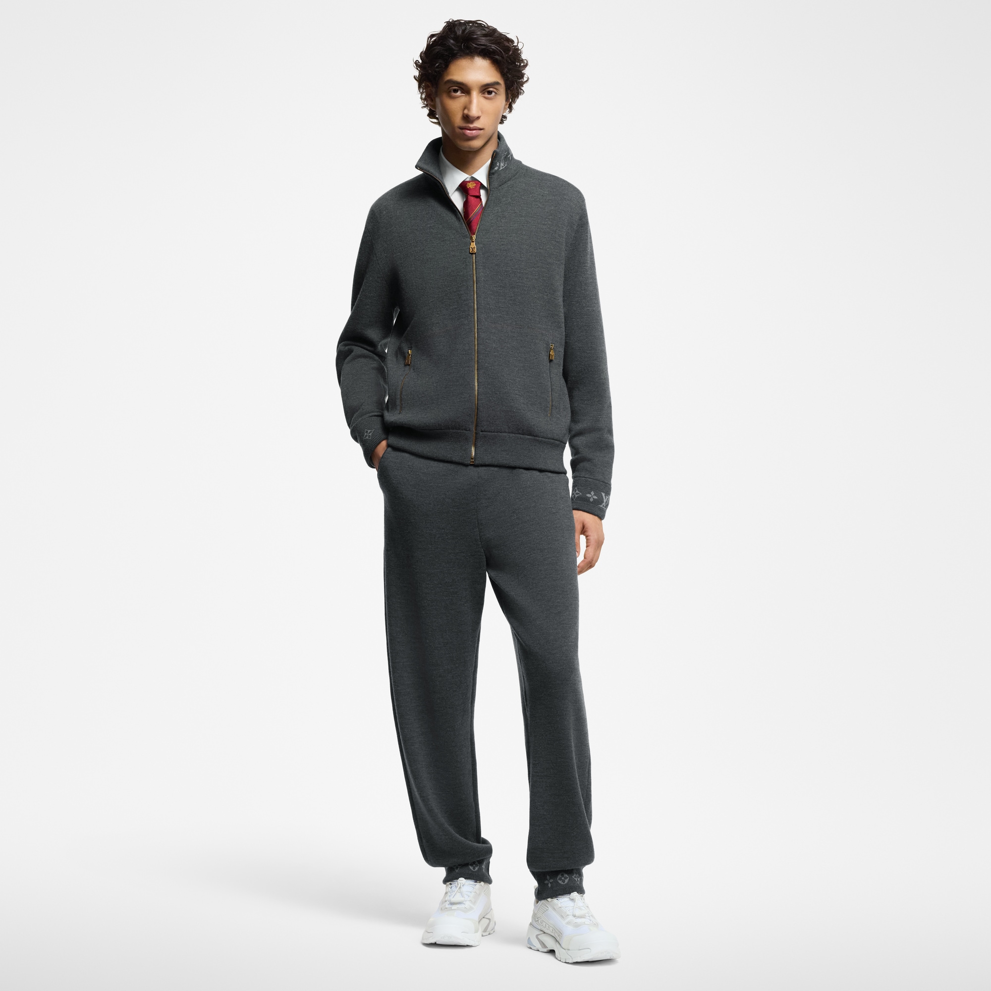Blouson technique double-face en laine  Homme Prêt-à-porter Tout le prêt-à-porter | LOUIS VUITTON (Zoom produit)