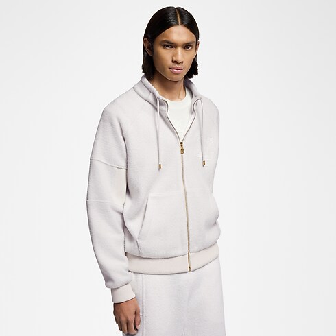 Blouson texturé matelassé en laine Homme Prêt-à-porter Tout le prêt-à-porter | LOUIS VUITTON (Zoom produit)