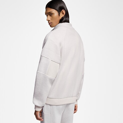 Blouson texturé matelassé en laine Homme Prêt-à-porter Tout le prêt-à-porter | LOUIS VUITTON (Zoom produit)