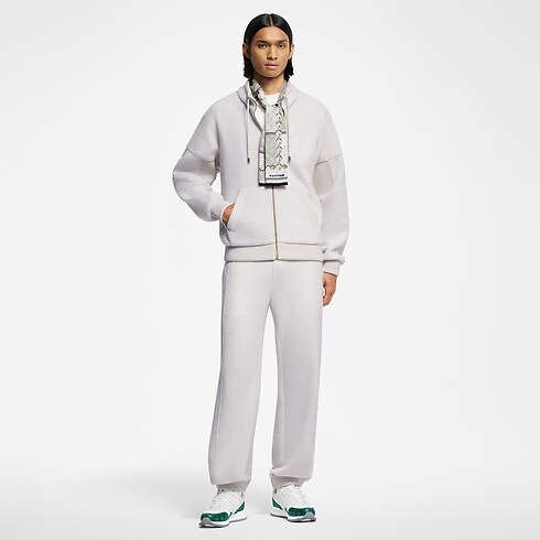 Blouson texturé matelassé en laine Homme Prêt-à-porter Tout le prêt-à-porter | LOUIS VUITTON (Zoom produit)