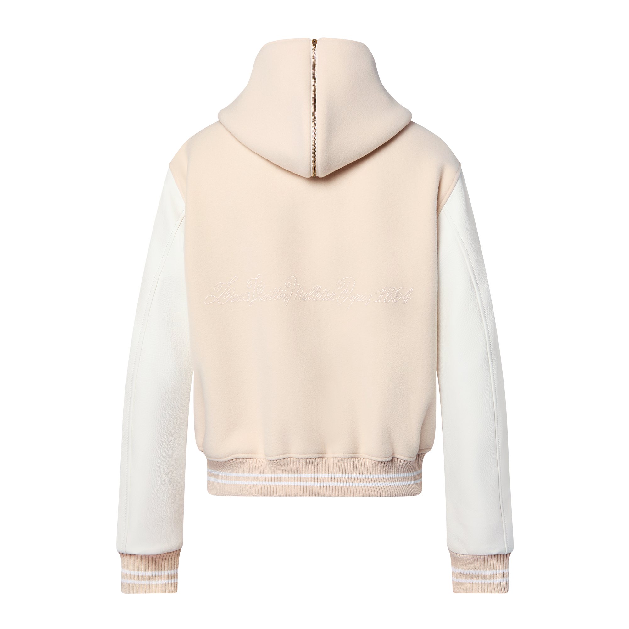 Blouson varsity col marin en cuir de veau  Homme Prêt-à-porter Manteaux et blousons | LOUIS VUITTON (Zoom produit)