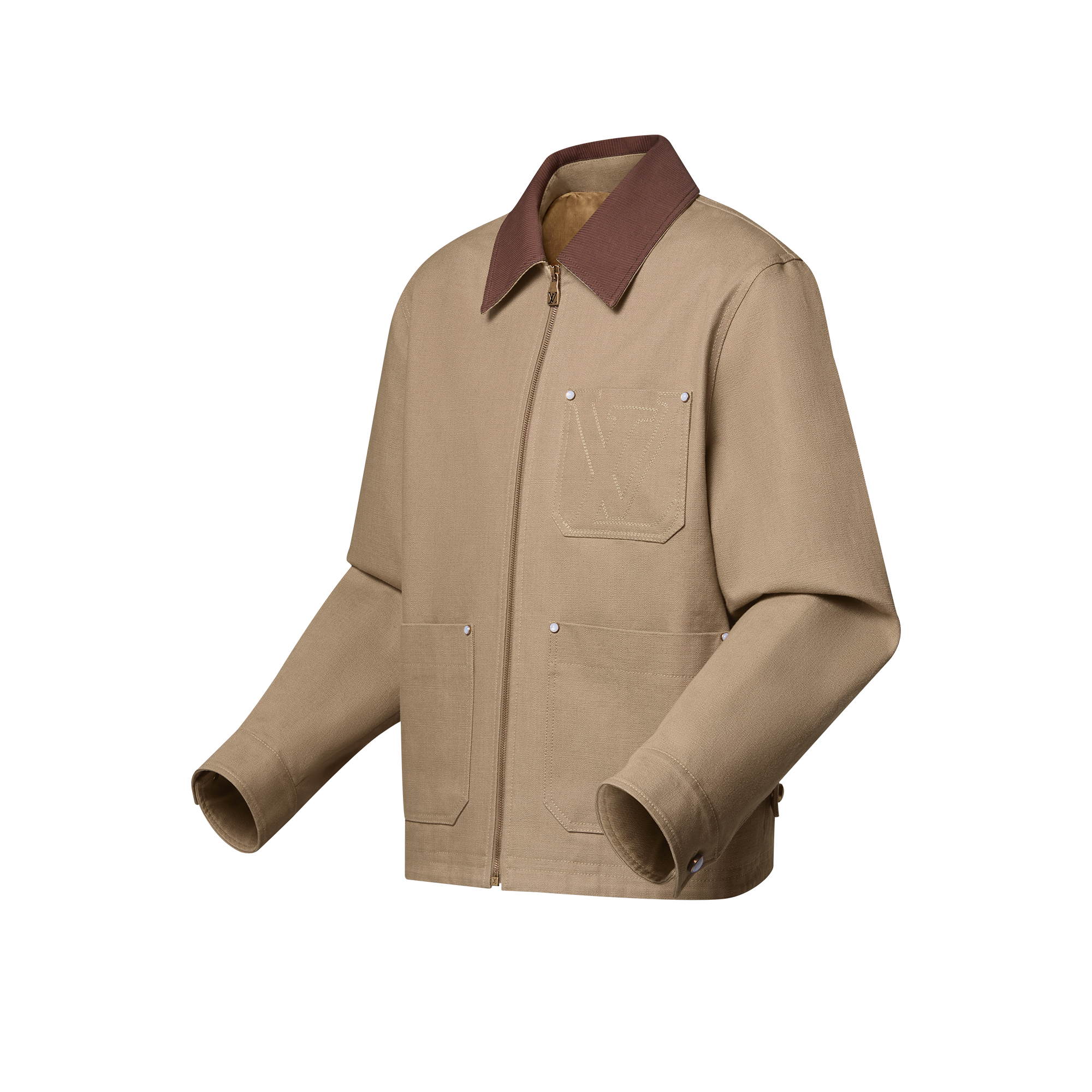 Blouson workwear en toile de coton  Homme Prêt-à-porter Manteaux et blousons | LOUIS VUITTON (Zoom produit)