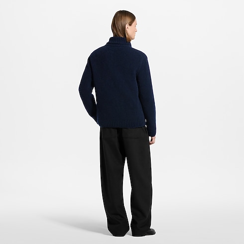 Blouson zippé à signature brodée Homme Prêt-à-porter Manteaux et blousons | LOUIS VUITTON (Zoom produit)