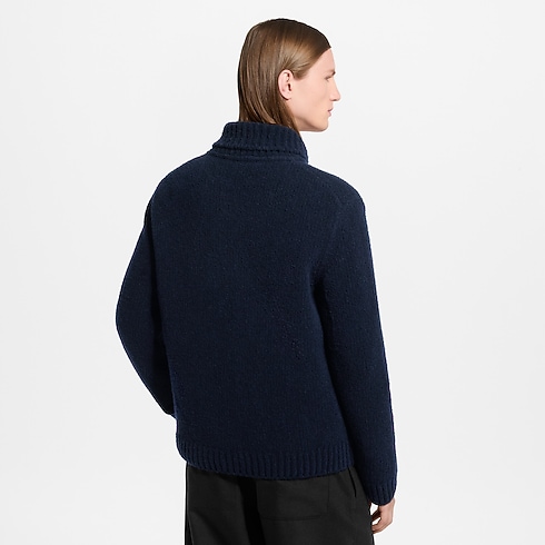 Blouson zippé à signature brodée Homme Prêt-à-porter Manteaux et blousons | LOUIS VUITTON (Zoom produit)