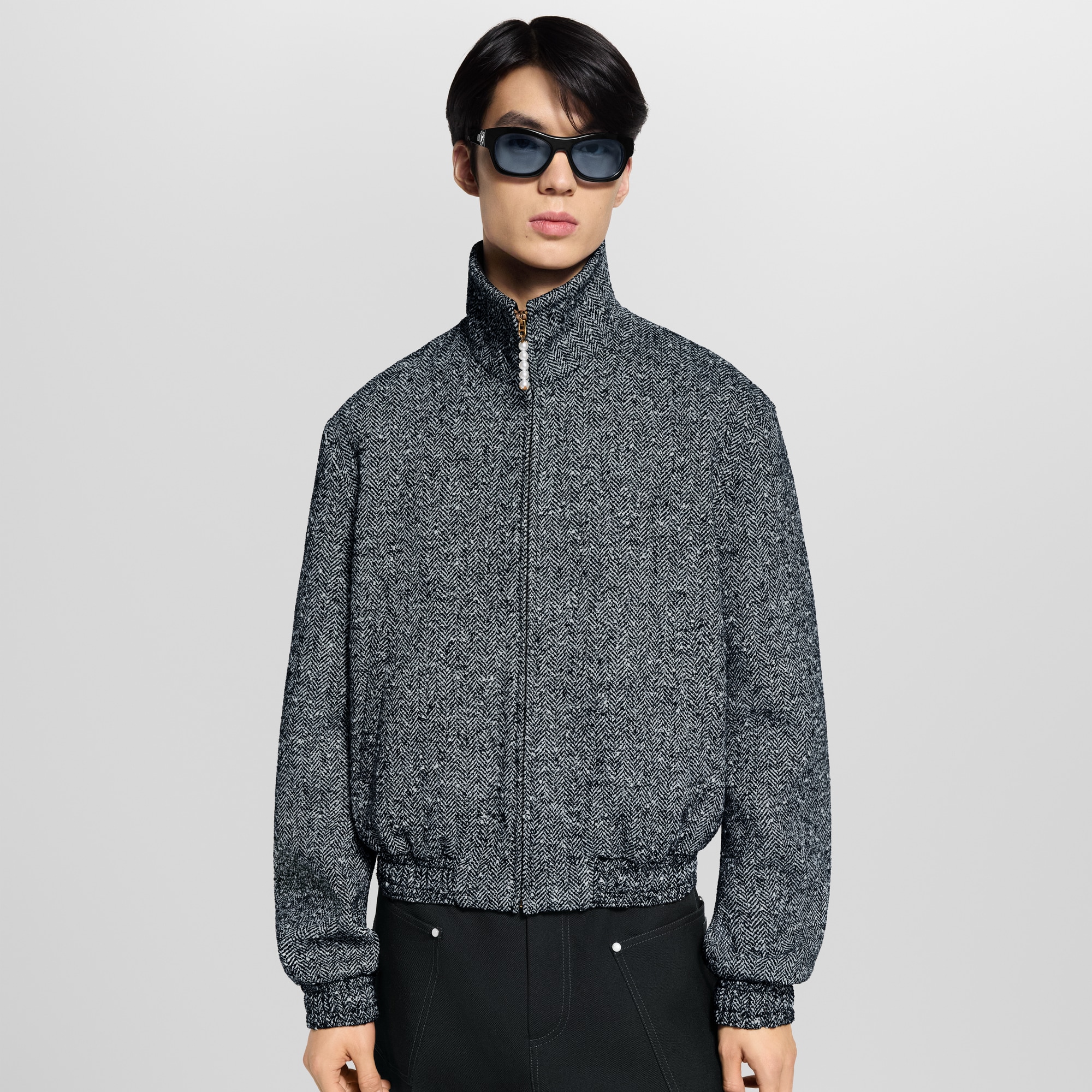 Blouson zippé habillé  Homme Prêt-à-porter Manteaux et blousons | LOUIS VUITTON (Zoom produit)