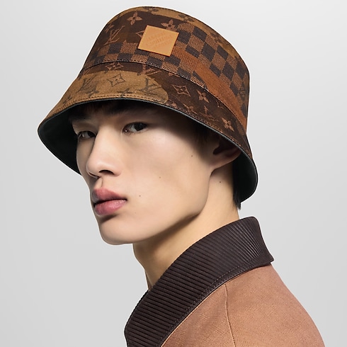 Bob Monogram Landscape réversible S00 Homme Accessoires Chapeaux, Bonnets et Gants | LOUIS VUITTON (Zoom produit)