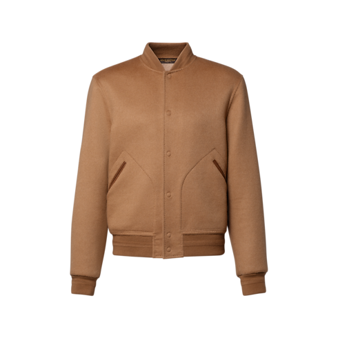 Bomber double face en cachemire et vigogne Homme Prêt-à-porter Tout le prêt-à-porter | LOUIS VUITTON (Zoom produit)