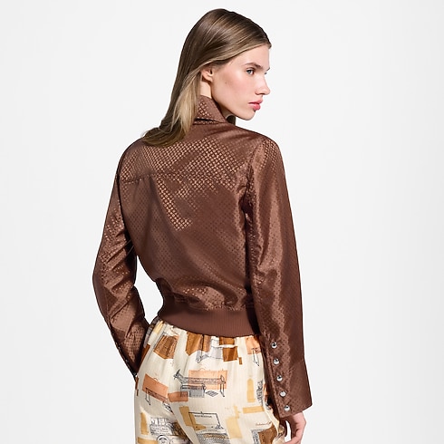 Bomber Nanogram Femme Prêt-à-porter Manteaux et vestes | LOUIS VUITTON (Zoom produit)