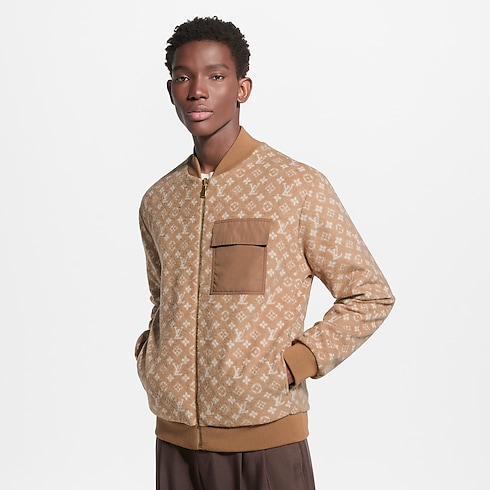 Bomber réversible en polaire Monogram Homme Prêt-à-porter Tout le prêt-à-porter | LOUIS VUITTON (Zoom produit)