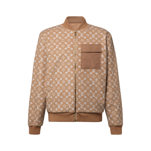 Bomber réversible en polaire Monogram Homme Prêt-à-porter Tout le prêt-à-porter | LOUIS VUITTON (Zoom produit)
