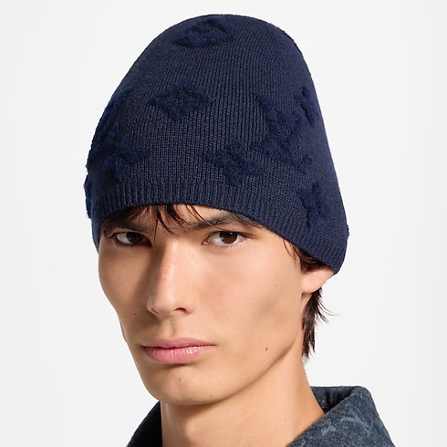 Bonnet LV Fit Monogram Snow S00 Homme Accessoires Chapeaux, Bonnets et Gants | LOUIS VUITTON (Zoom produit)