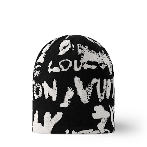 Bonnet LV Fit Scribble S00 Homme Accessoires Chapeaux, Bonnets et Gants | LOUIS VUITTON (Zoom produit)