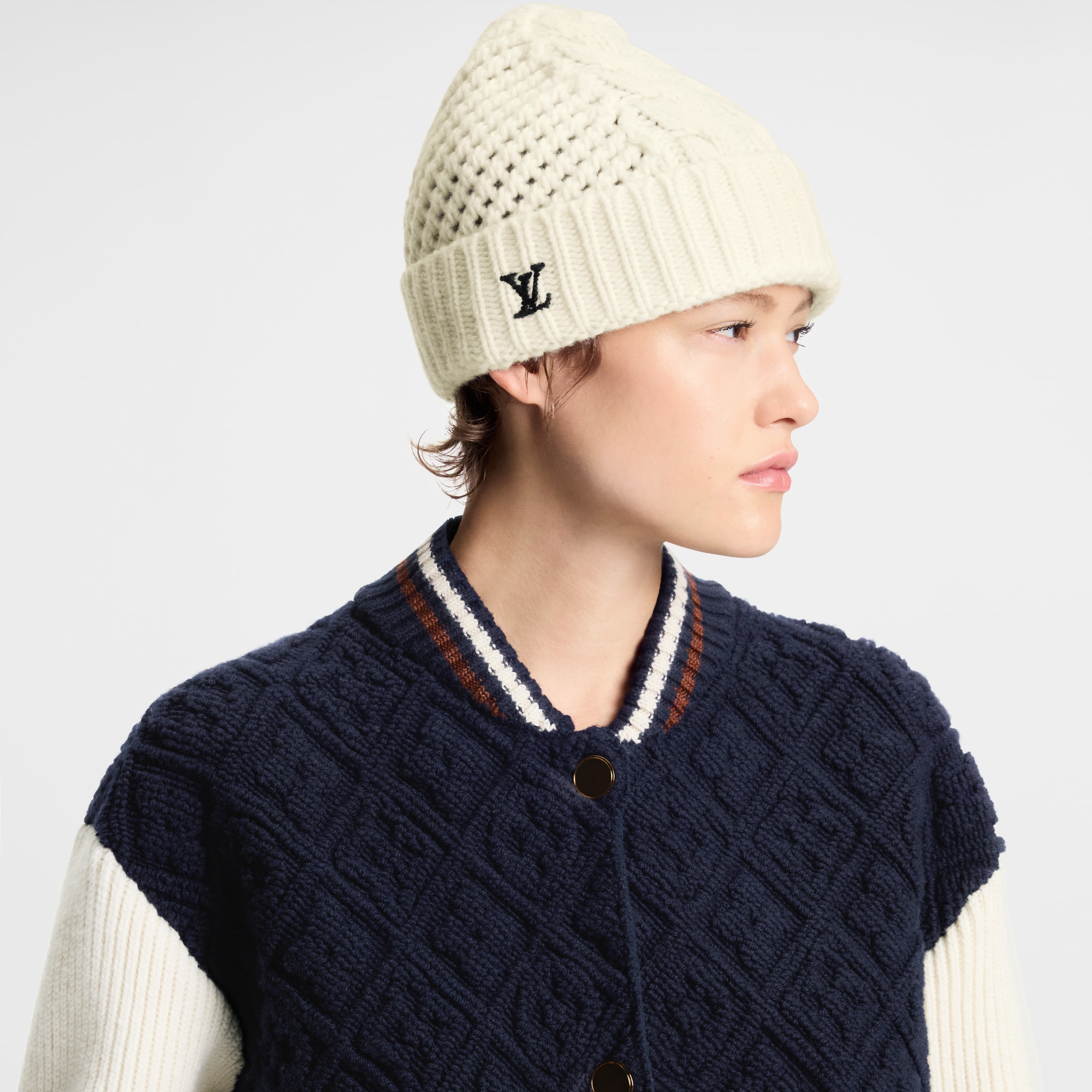 Bonnet LV Holiday S00 Femme Accessoires Chapeaux et Casquettes | LOUIS VUITTON (Zoom produit)