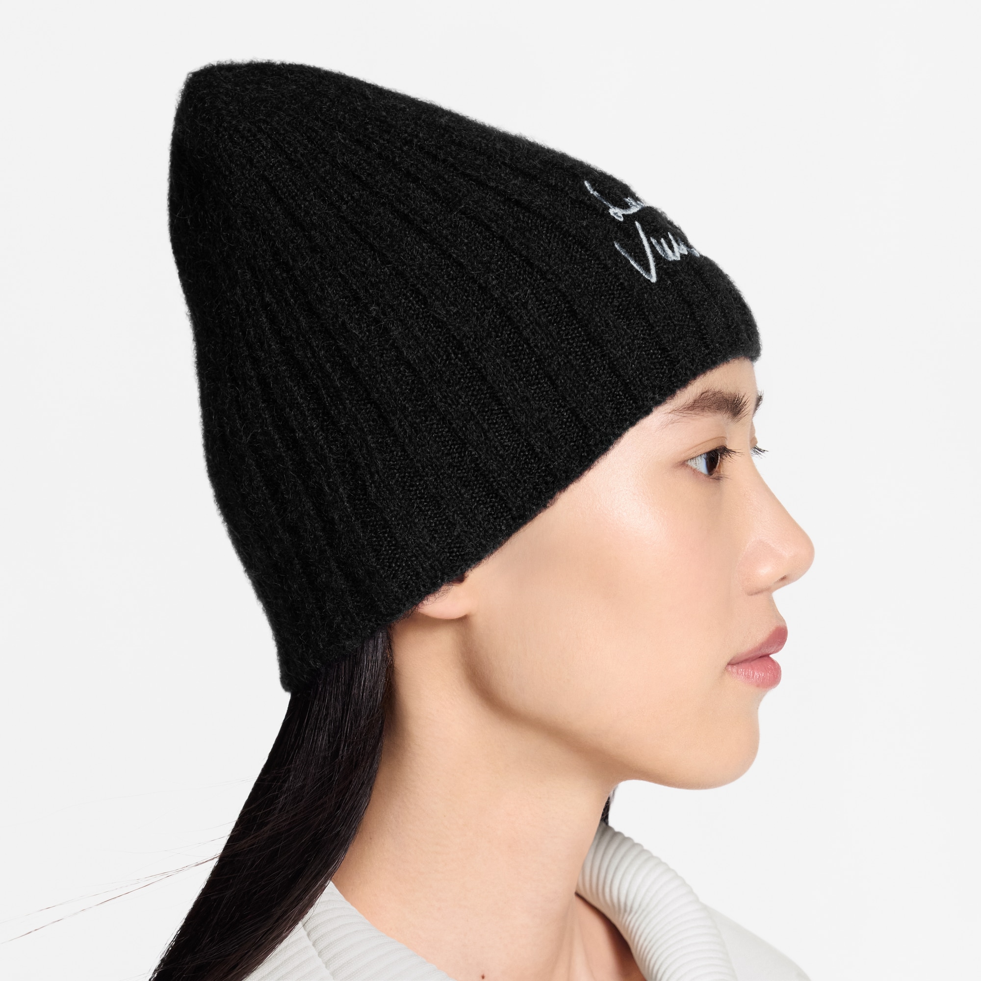 Bonnet LV Script S00 Femme Accessoires Chapeaux et Casquettes | LOUIS VUITTON (Zoom produit)
