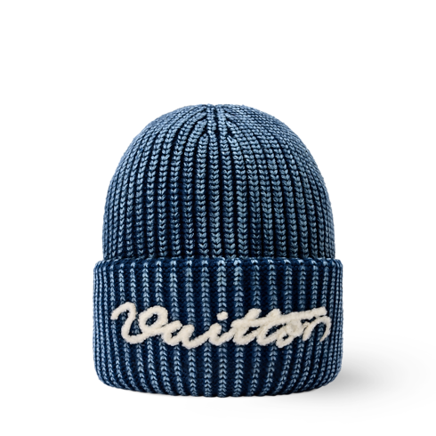 Bonnet Washed Signature S00 Homme Accessoires Chapeaux, Bonnets et Gants | LOUIS VUITTON (Zoom produit)